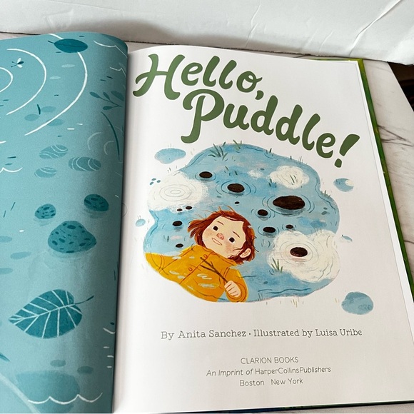 Hello Puddle! Hard Book Cover By Anita Sanchez Kids - Picture 6 of 9